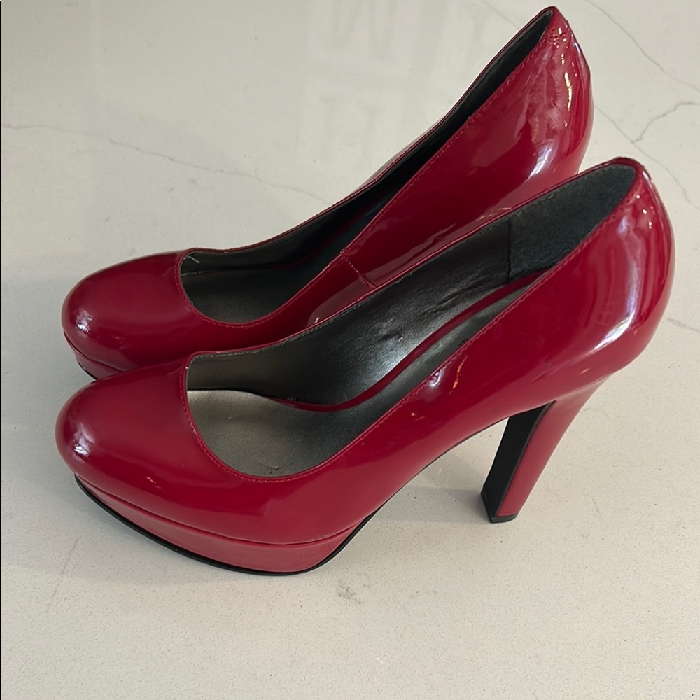 Red Guess Heels